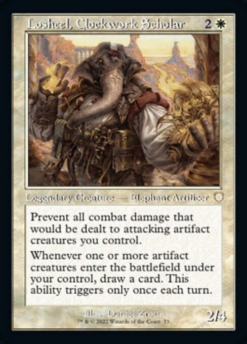 Losheel, Clockwork Scholar ~ Commander: The Brothers' War [ NM ] [ Magic MTG ]