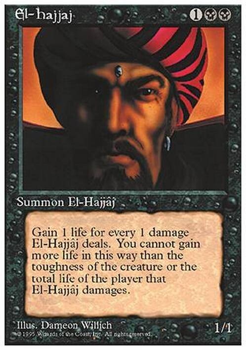 El-Hajjaj ~ Fourth Edition [ EX ] [ Magic MTG ]