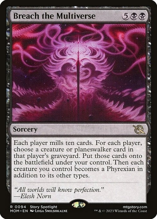 Breach the Multiverse ~ March of the Machine [ NM ] [ Magic MTG ]