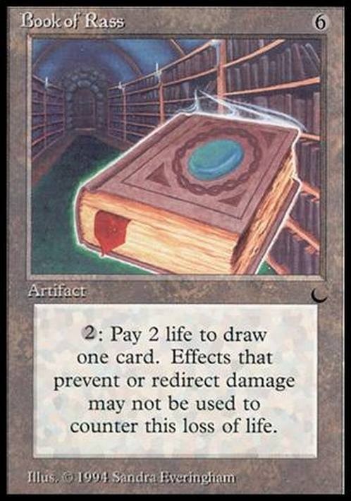 Book of Rass ~ The Dark [ EX ] [ Magic MTG ]
