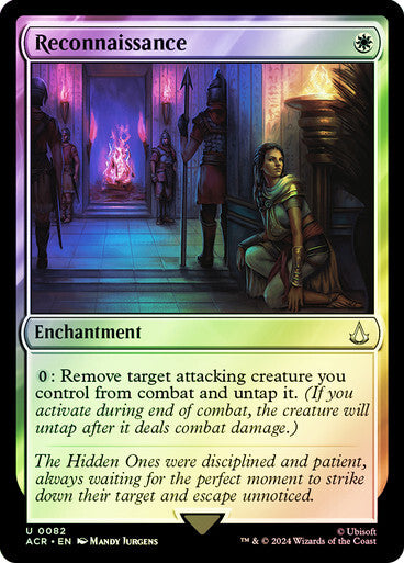 FOIL Reconnaissance ~ Assassin's Creed [ NM ] [ Magic MTG ]