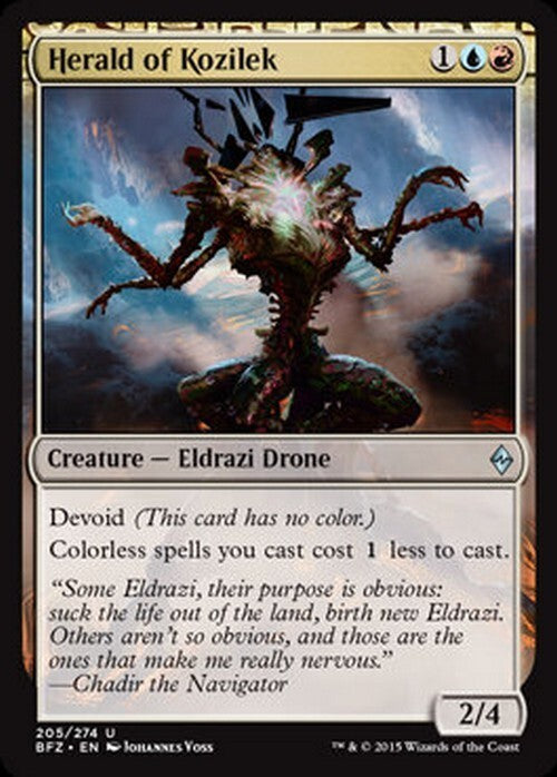 Herald of Kozilek ~ Battle for Zendikar [ EX ] [ Magic MTG ]