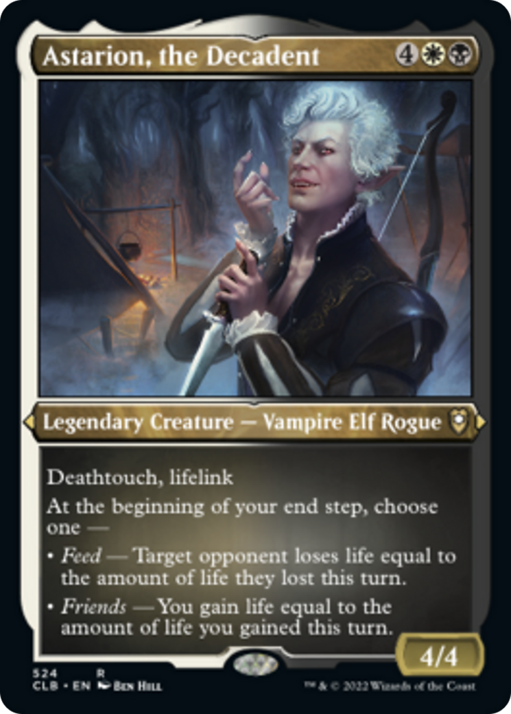FOIL ETCHED Astarion, the Decadent ~ Commander Legends 2 [ NM ] [ Magic MTG ]