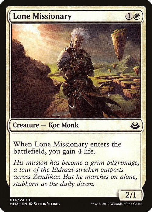 Lone Missionary ~ Modern Masters 2017 [ EX ] [ Magic MTG ]