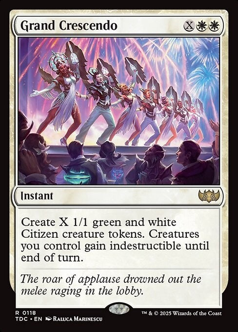 Grand Crescendo ~ Commander: Tarkir: Dragonstorm [ NM ] [ Magic MTG ]