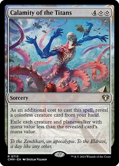 Calamity of the Titans ~ Commander Masters [ NM ] [ Magic MTG ]