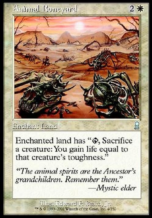 Animal Boneyard ~ Odyssey [ EX ] [ Magic MTG ]