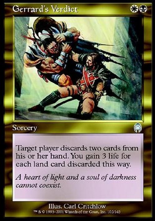 Gerrard's Verdict ~ Apocalypse [ PLAYED ] [ Magic MTG ]