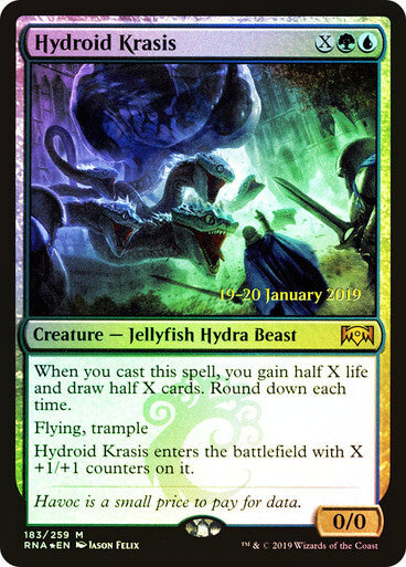 FOIL Hydroid Krasis ~ Prerelease Ravnica Allegiance [ NM ] [ Magic MTG ]