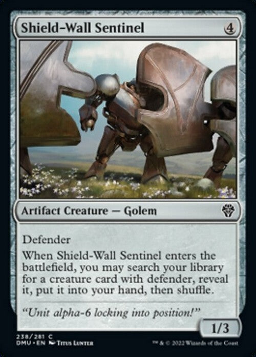 Shield-Wall Sentinel ~ Dominaria United [ NM ] [ Magic MTG ]