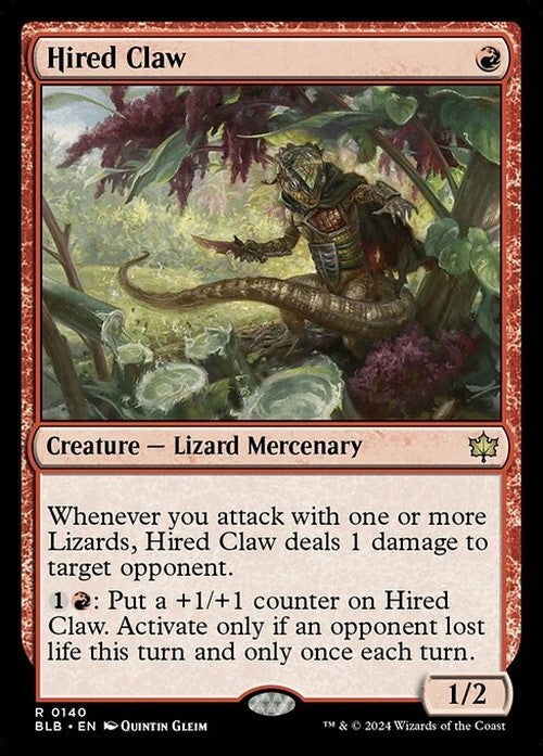 Hired Claw ~ Bloomburrow [ NM ] [ Magic MTG ]