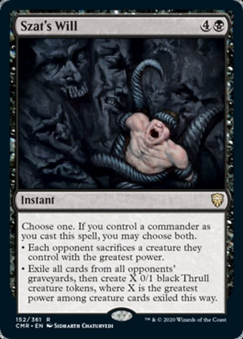 Szat's Will ~ Commander Legends 1 [ NM ] [ Magic MTG ]