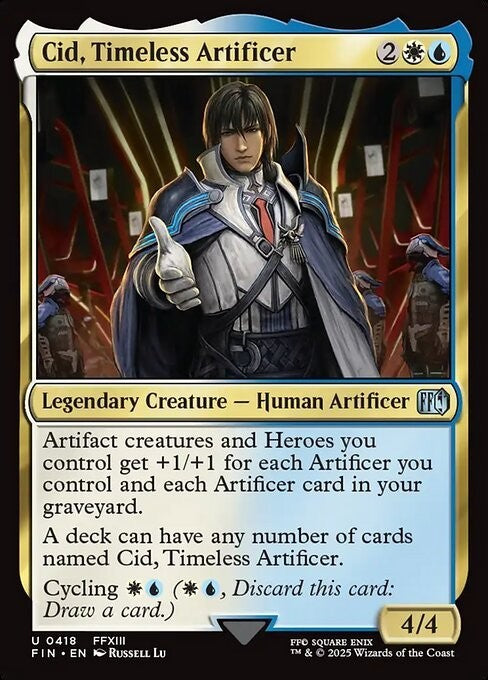 Cid, Timeless Artificer #418 ~ Final Fantasy [ NM ] [ Magic MTG ]