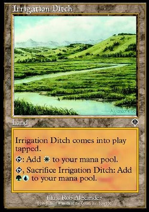 Irrigation Ditch ~ Invasion [ EX ] [ Magic MTG ]