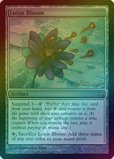 FOIL Lotus Bloom ~ Prerelease Time Spiral [ EX ] [ Magic MTG ]