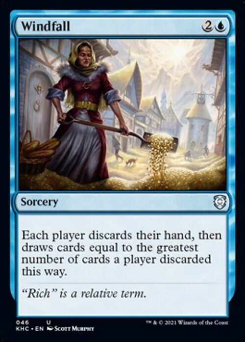 Windfall ~ Commander: Kaldheim [ NM ] [ Magic MTG ]