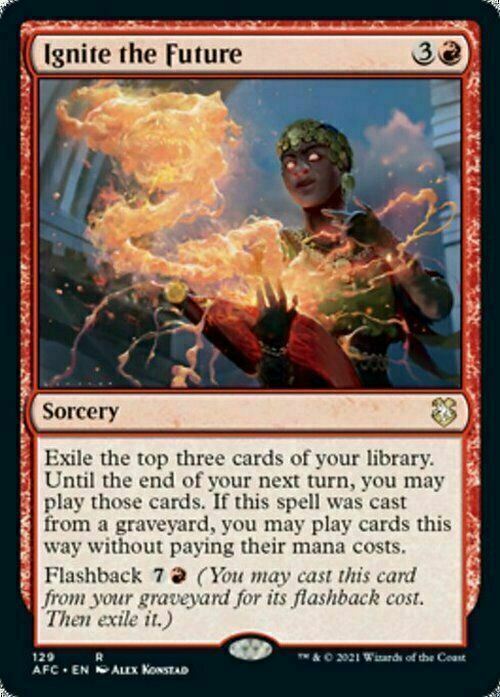 Ignite the Future ~ Commander: Adventures in the Forgotten Realms [ NM ]