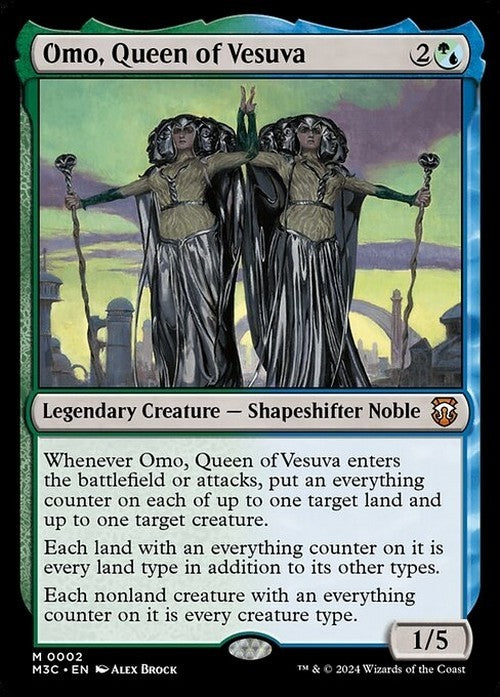 Omo, Queen of Vesuva ~ Commander: Modern Horizons 3 [ NM ] [ Magic MTG ]