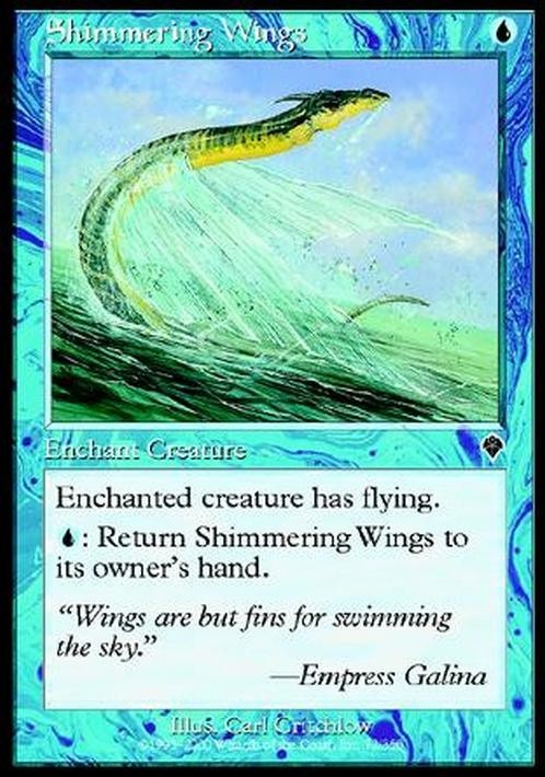 Shimmering Wings ~ Invasion [ EX ] [ Magic MTG ]