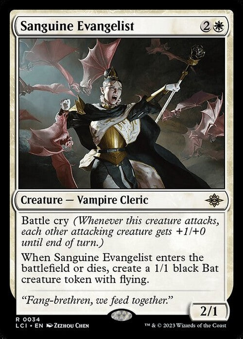 Sanguine Evangelist ~ The Lost Caverns of Ixalan [ NM ] [ Magic MTG ]