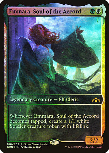 FOIL Emmara, Soul of the Accord ~ Store Championship Guilds of Ravnica [ NM ]