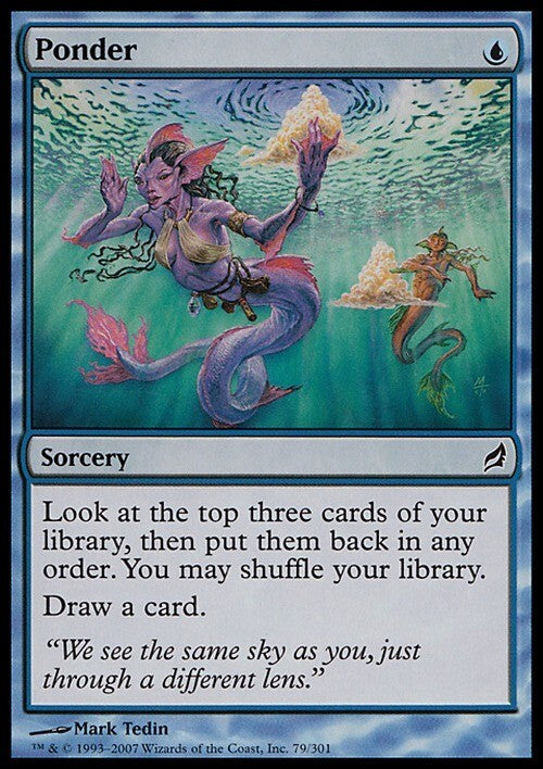 Ponder ~ Lorwyn [ EX ] [ Magic MTG ]
