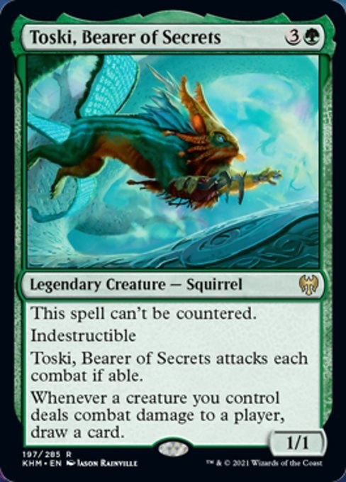 Toski, Bearer of Secrets ~ Kaldheim [ NM ] [ Magic MTG ]