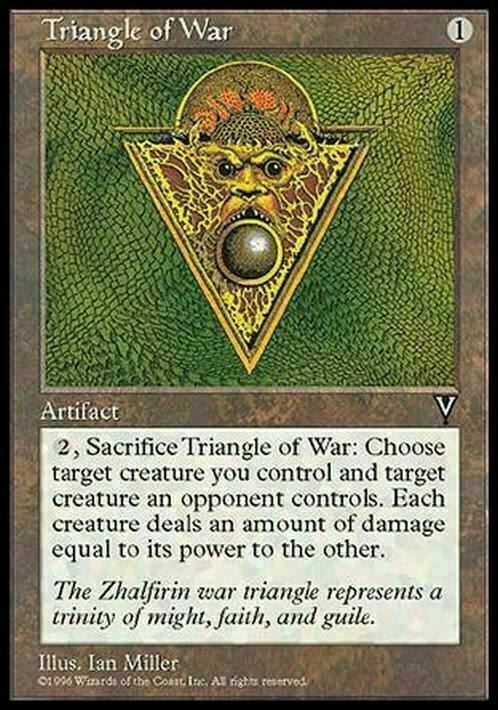 Triangle of War ~ Visions [ EX+ ] [ Magic MTG ]
