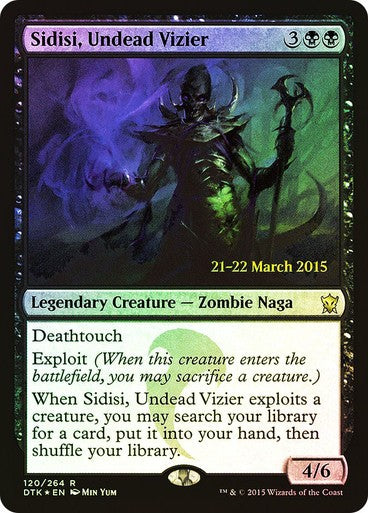 FOIL Sidisi, Undead Vizier ~ Prerelease Dragons of Tarkir [ EX ] [ Magic MTG ]