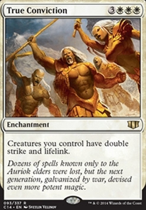 True Conviction ~ Commander 2014 [ EX ] [ Magic MTG ]