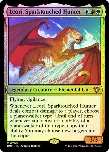 FOIL Leori, Sparktouched Hunter ~ Commander Masters [ NM ] [ Magic MTG ]