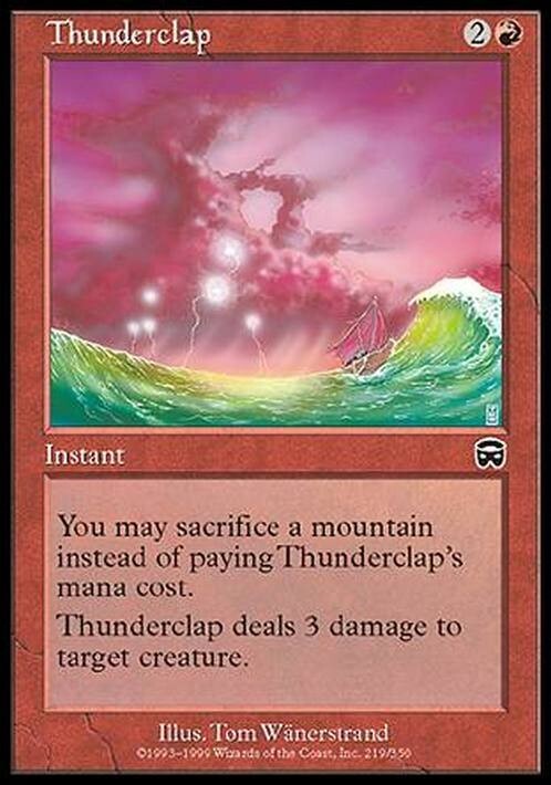 Thunderclap ~ Mercadian Masques [ EX ] [ Magic MTG ]