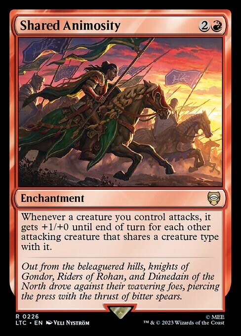 Shared Animosity ~ Commander: Lord of the Rings [ NM ] [ Magic MTG ]