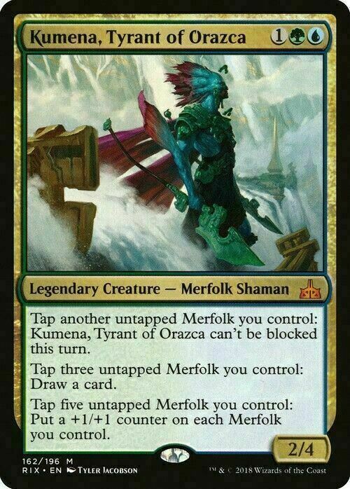 Kumena, Tyrant of Orazca ~ Rivals of Ixalan [ NM ] [ Magic MTG ]