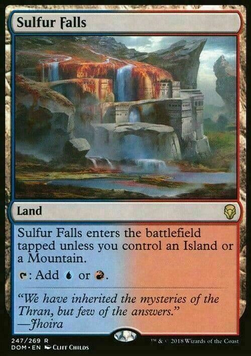 Sulfur Falls ~ Dominaria [ EX ] [ Magic MTG ]
