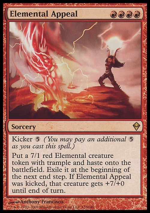 Elemental Appeal ~ Zendikar [ EX ] [ Magic MTG ]