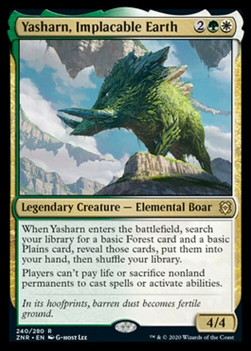 Yasharn, Implacable Earth ~ Zendikar Rising [ EX ] [ MTG ]