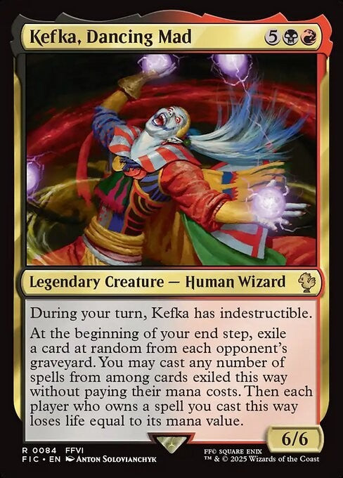 Kefka, Dancing Mad ~ Commander: Final Fantasy [ NM ] [ Magic MTG ]