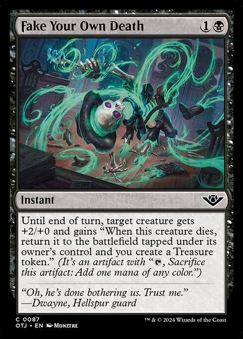 Fake Your Own Death ~ Outlaws of Thunder Junction [ NM ] [ Magic MTG ]