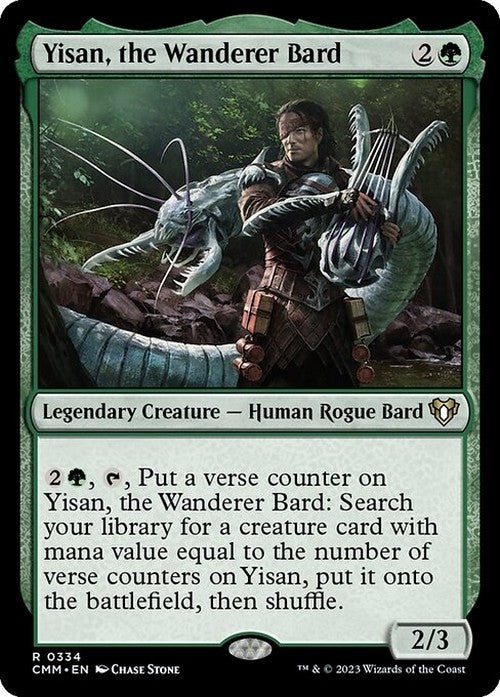 Yisan, the Wanderer Bard ~ Commander Masters [ NM ] [ Magic MTG ]