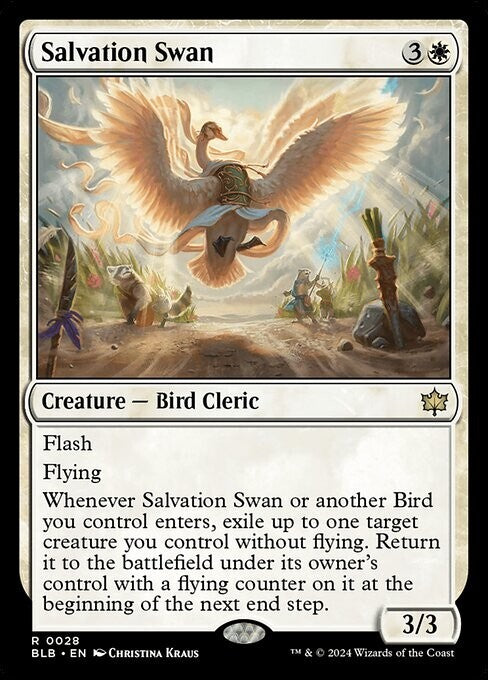 Salvation Swan ~ Bloomburrow [ NM ] [ Magic MTG ]