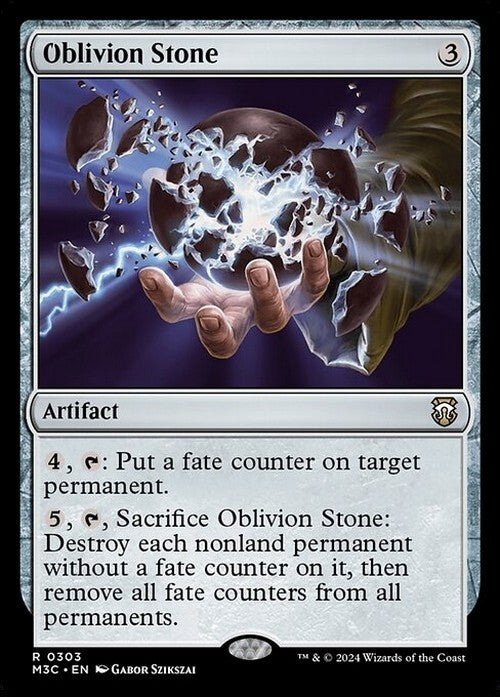 Oblivion Stone ~ Commander: Modern Horizons 3 [ NM ] [ Magic MTG ]
