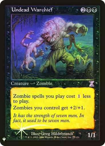 FOIL Undead Warchief ~ Mystery Booster [ EX ] [ Magic MTG ]