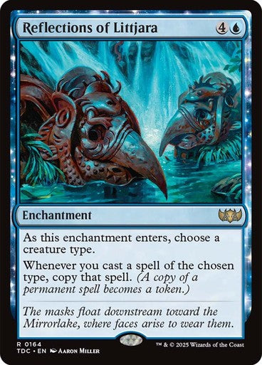 Reflections of Littjara ~ Commander: Tarkir: Dragonstorm [ NM ] [ Magic MTG ]
