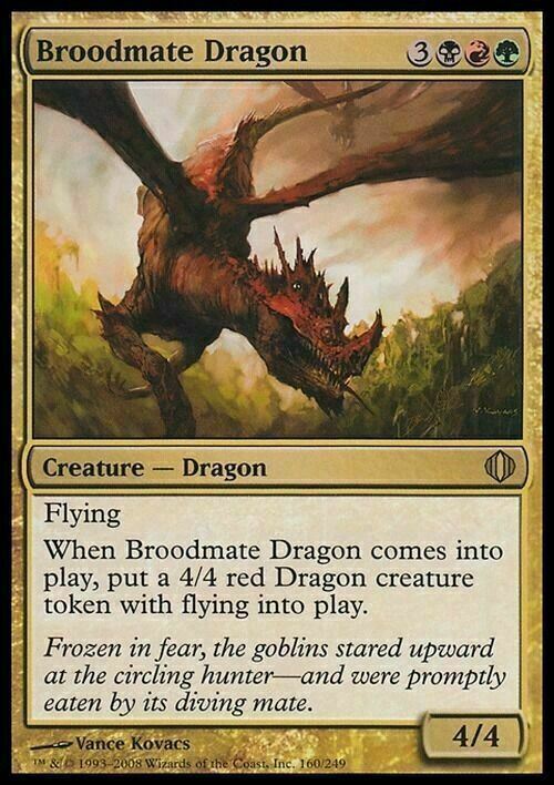 Broodmate Dragon ~ Shards of Alara [ EX ] [ Magic MTG ]