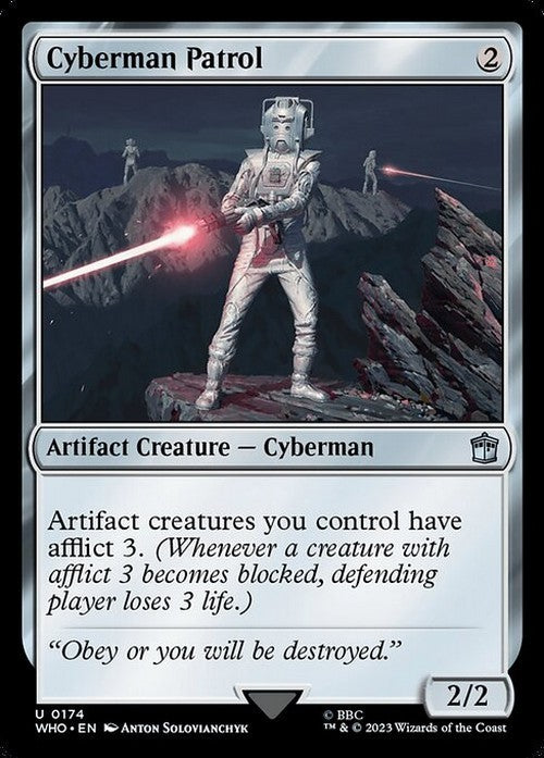 Cyberman Patrol ~ Commander: Doctor Who [ NM ] [ Magic MTG ]