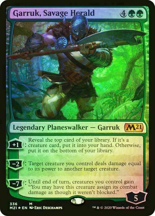 FOIL Garruk, Savage Herald ~ Core 2021 [ NM ] [ Magic MTG ]