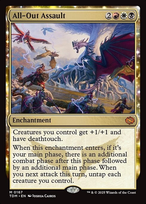 All-Out Assault ~ Tarkir: Dragonstorm [ NM ] [ Magic MTG ]