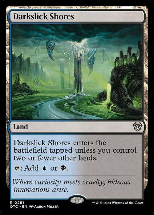 Darkslick Shores ~ Commander: Outlaws of Thunder Junction [ NM ] [ MTG ]