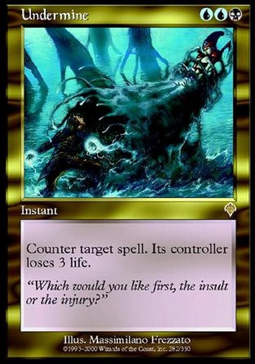 Undermine ~ Invasion [ EX ] [ Magic MTG ]